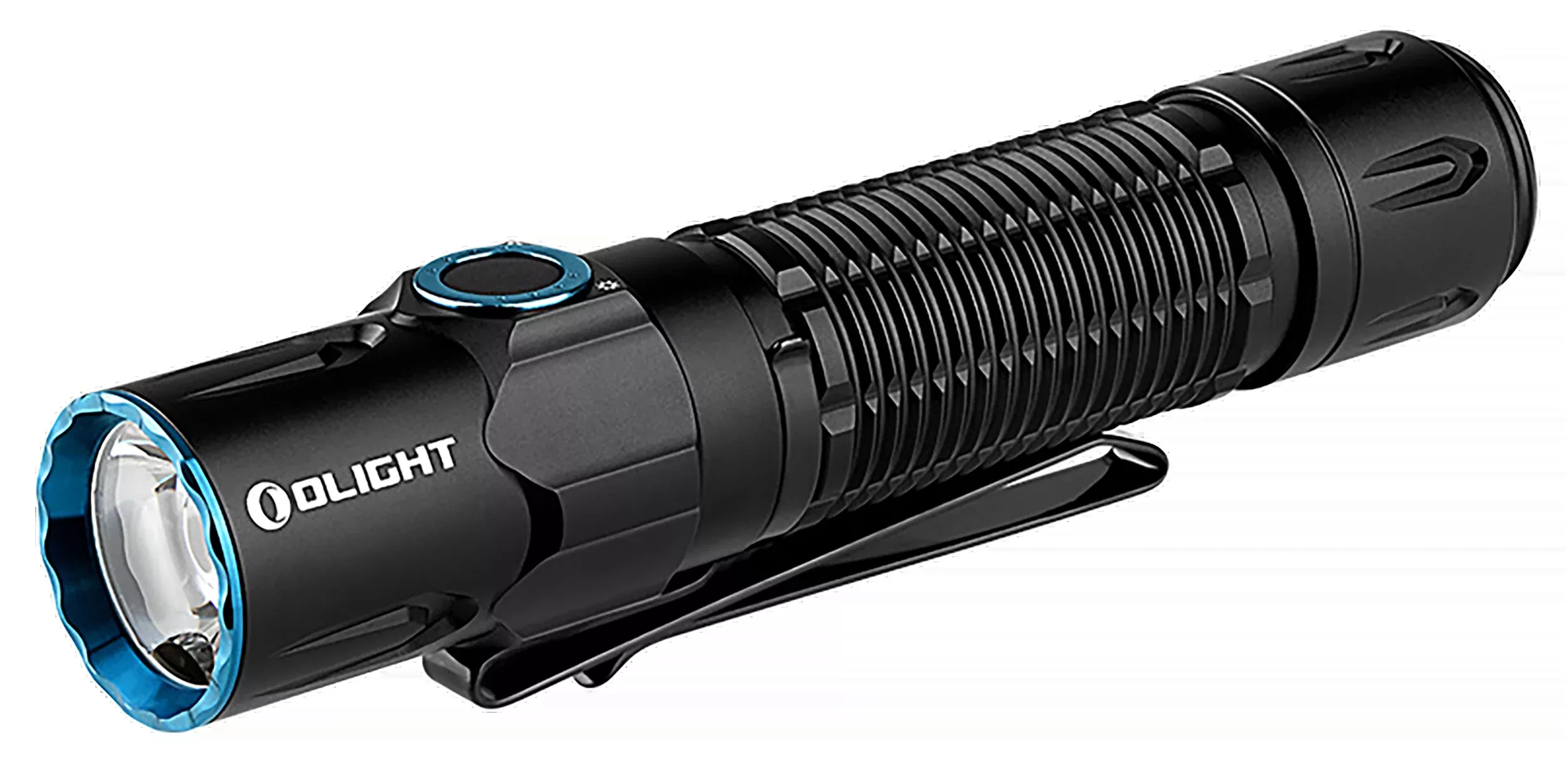 Olight Warrior 3S 2300 Lumens Tactical Flashlight - Black Anodized Aluminum - Rechargeable