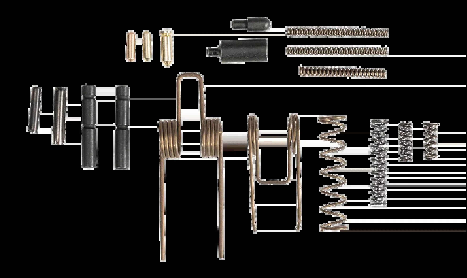 One Horse OH-OS01 AR-15 Spare Springs, Detents & Pins Kit