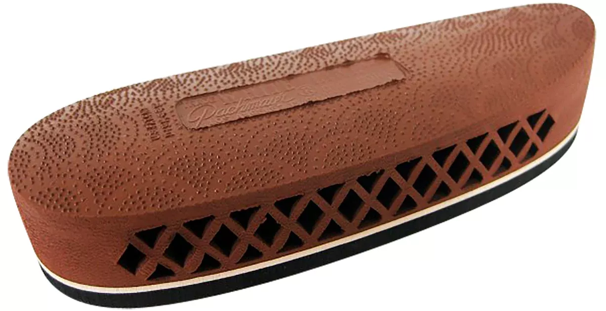 Pachmayr 00007 F325 DeluxeBrown w/White Line Medium Rubber For Rifle/Shotgun
