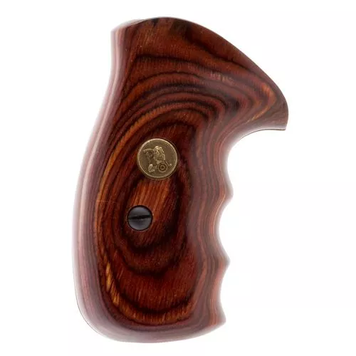 Pachmayr 63030 Renegade Laminate Revolver Grip Panels S&W K/L Frame Round Butt Smooth Wood Laminate Rosewood