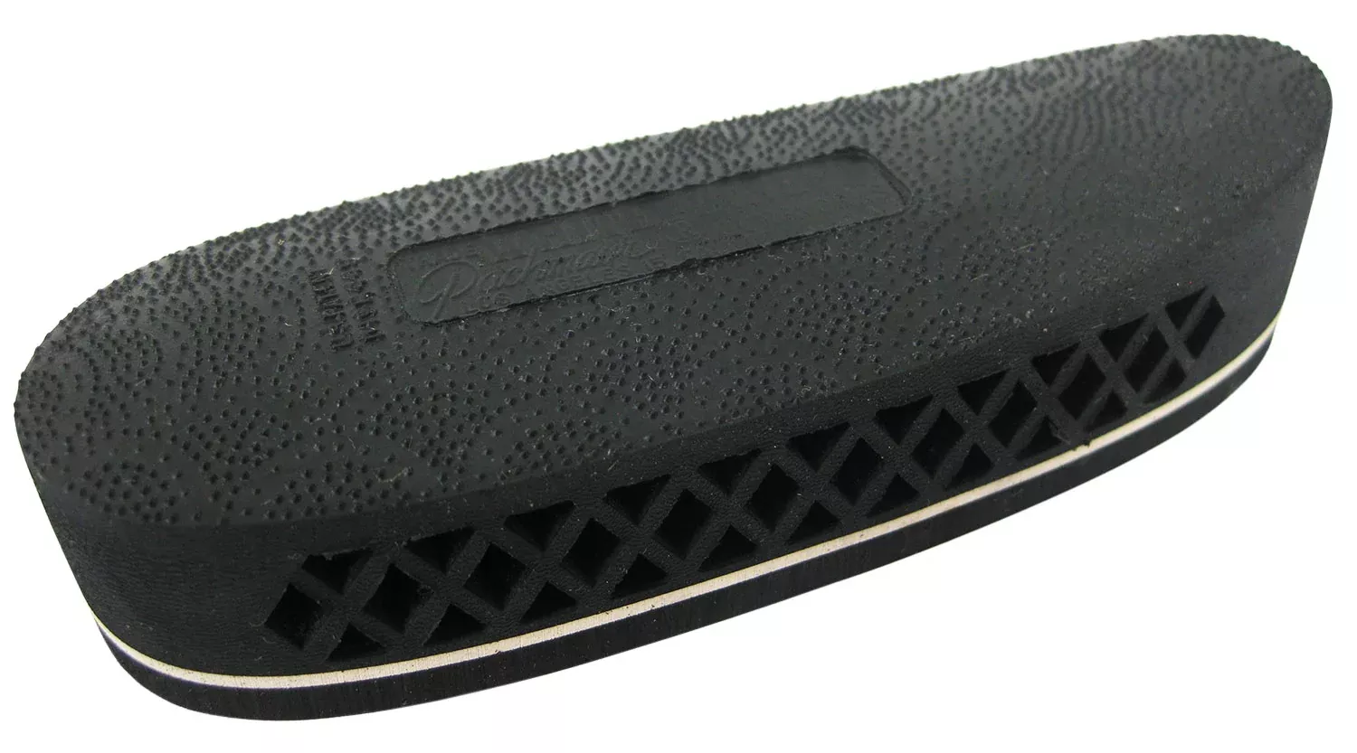Pachmayr F325 Deluxe Recoil Pad Small Black with White Line - Rubber