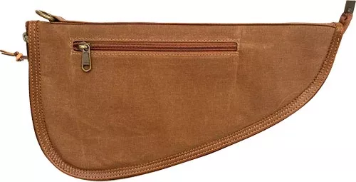 Palmetto Bag Co Pistol Case Large Field Tan Waxed Canvas/Buffalo