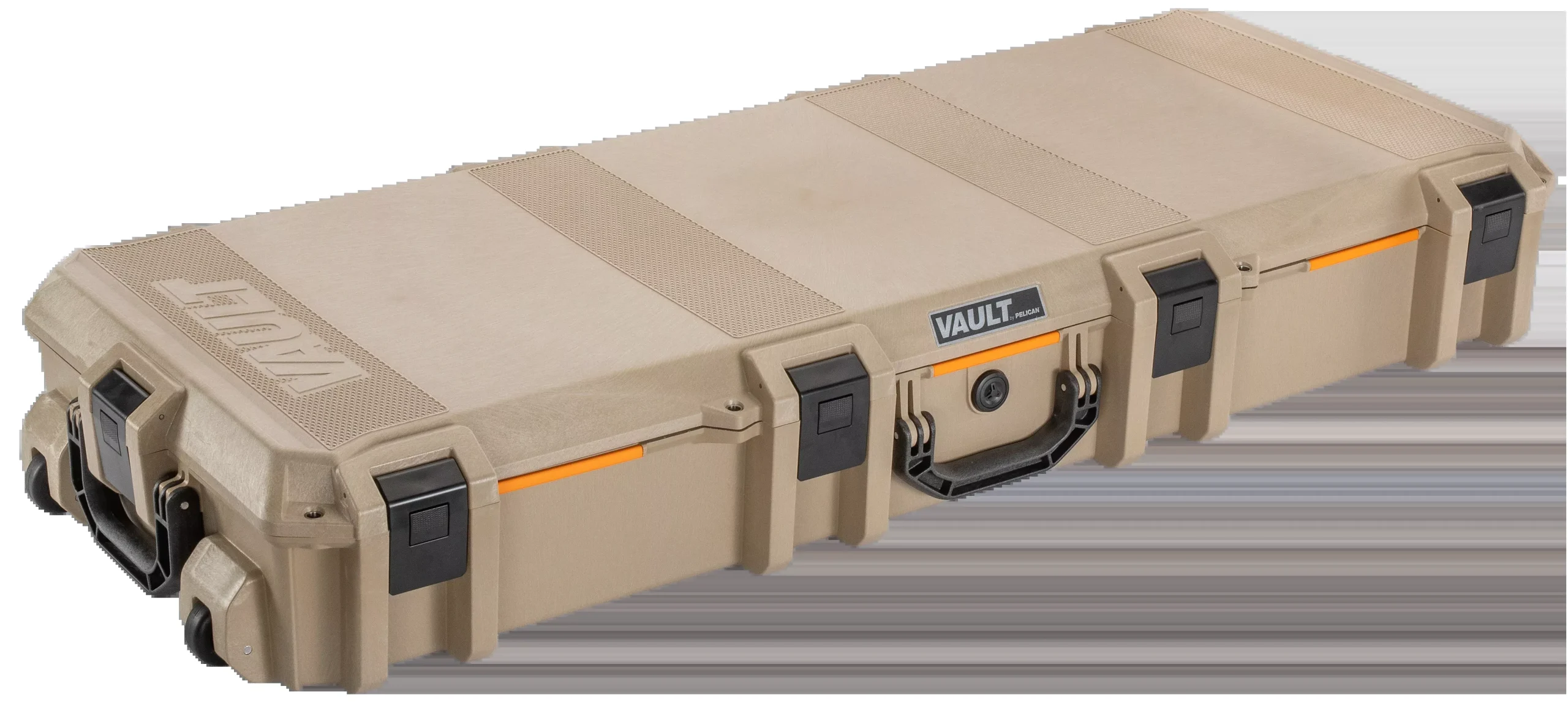 Pelican VCV730 Vault Tactical Rifle Case 44" Tan Polymer 2 Rifles w/Wheels