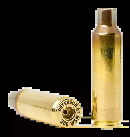 Peterson Cartridge 300 WSM Brass Rifle Casings - 50/Box