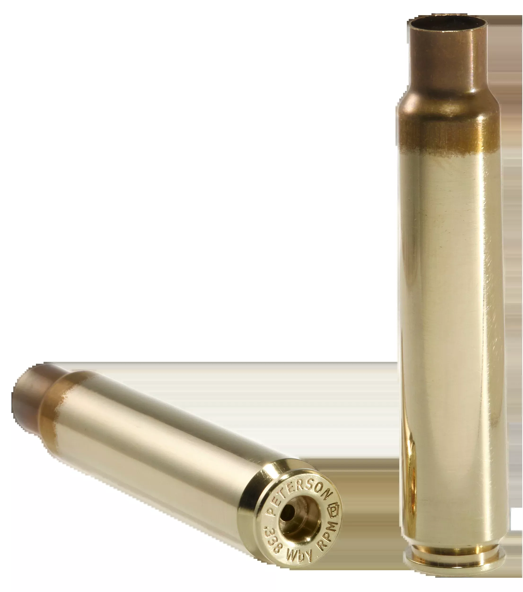 Peterson Cartridge .338 Weatherby RPM Rifle Brass - 250 Count Bulk