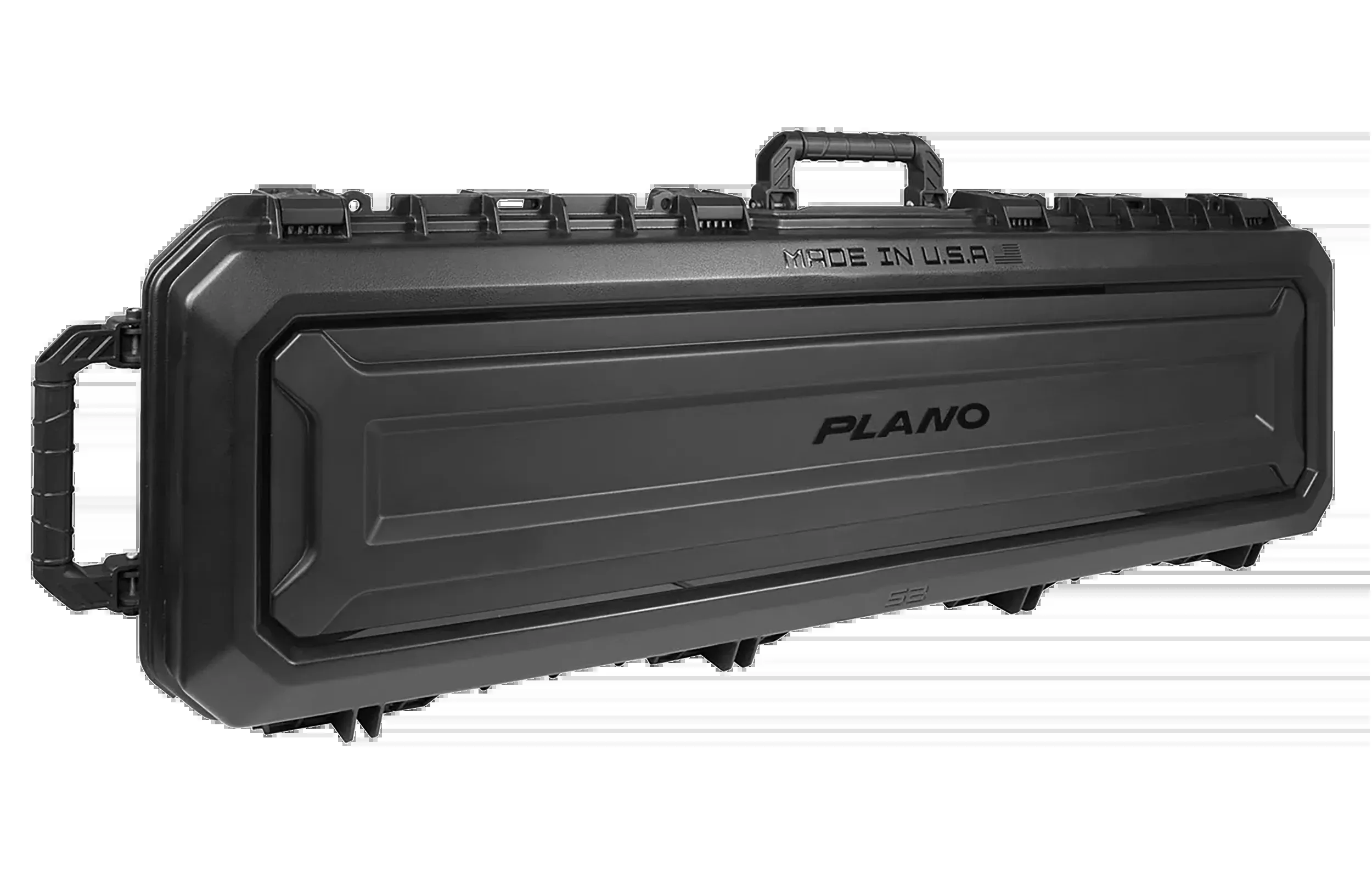 Plano All Weather 52" Double Rifle Case Black Polymer w/ Wheels - Holds 2 Scoped Rifles