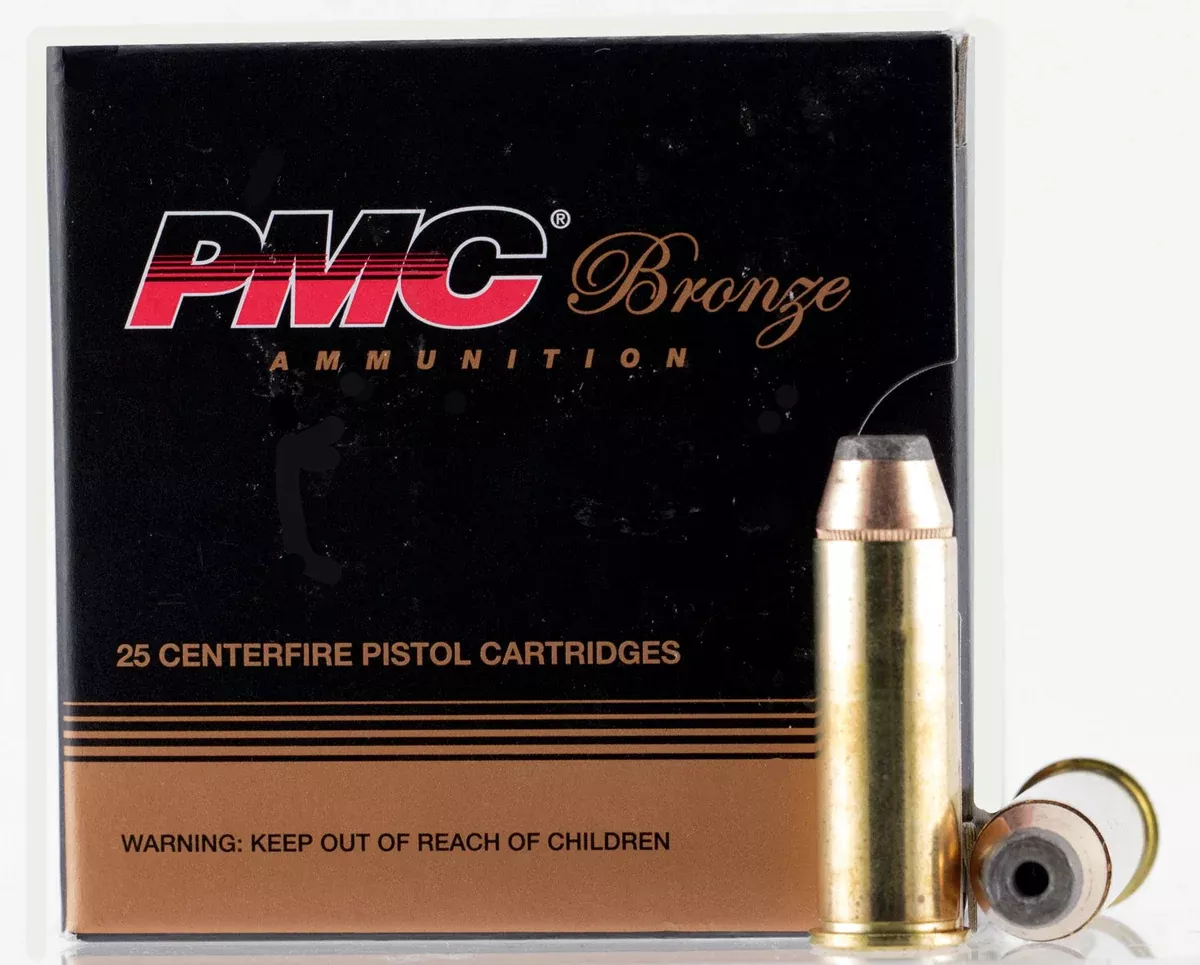 PMC 44B Bronze44 Rem Mag 180 gr 1750 fps Jacketed Hollow Point (JHP) 25 Bx/20 Cs