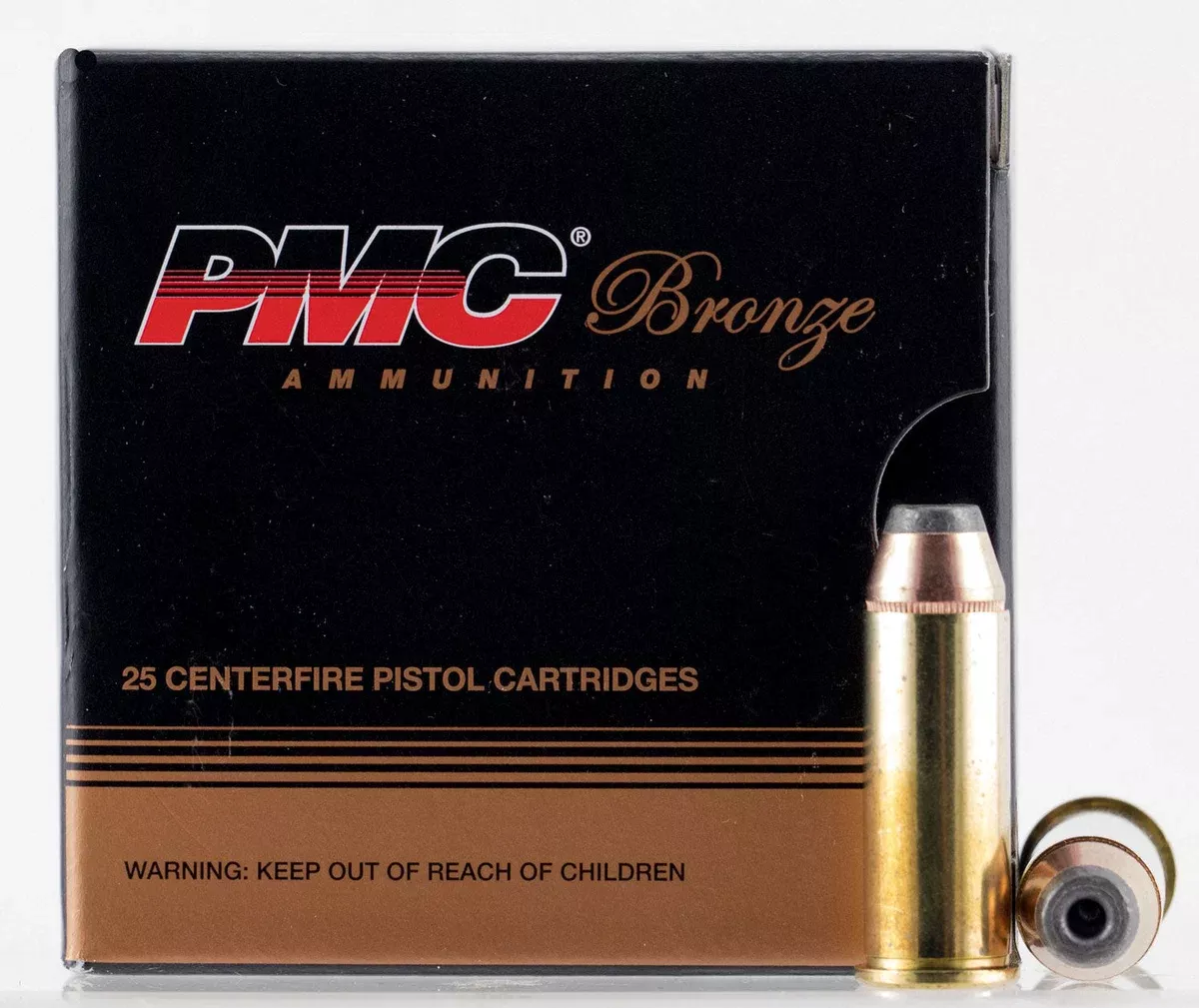 PMC 44SB Bronze44 S&W Spl 180 gr 980 fps Jacketed Hollow Point (JHP) 25 Bx/20 Cs
