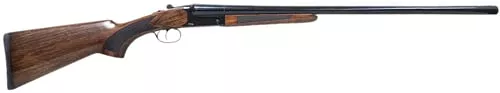 Pointer FT62028 FT6Full Size 20 Gauge Break Open 3" 2rd 28" Black Side By Side Barrel, Black Anodized Aluminum Receiver, Fixed Turkish Walnut Stock, Ambidextrous