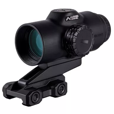 Primary Arms PA-SLX-5XMP-AUR-MIL SLx 5x MicroPrism with Red ACSS Aurora MIL | Etched Reticle 5X Prism Optic for Ranging & Holds