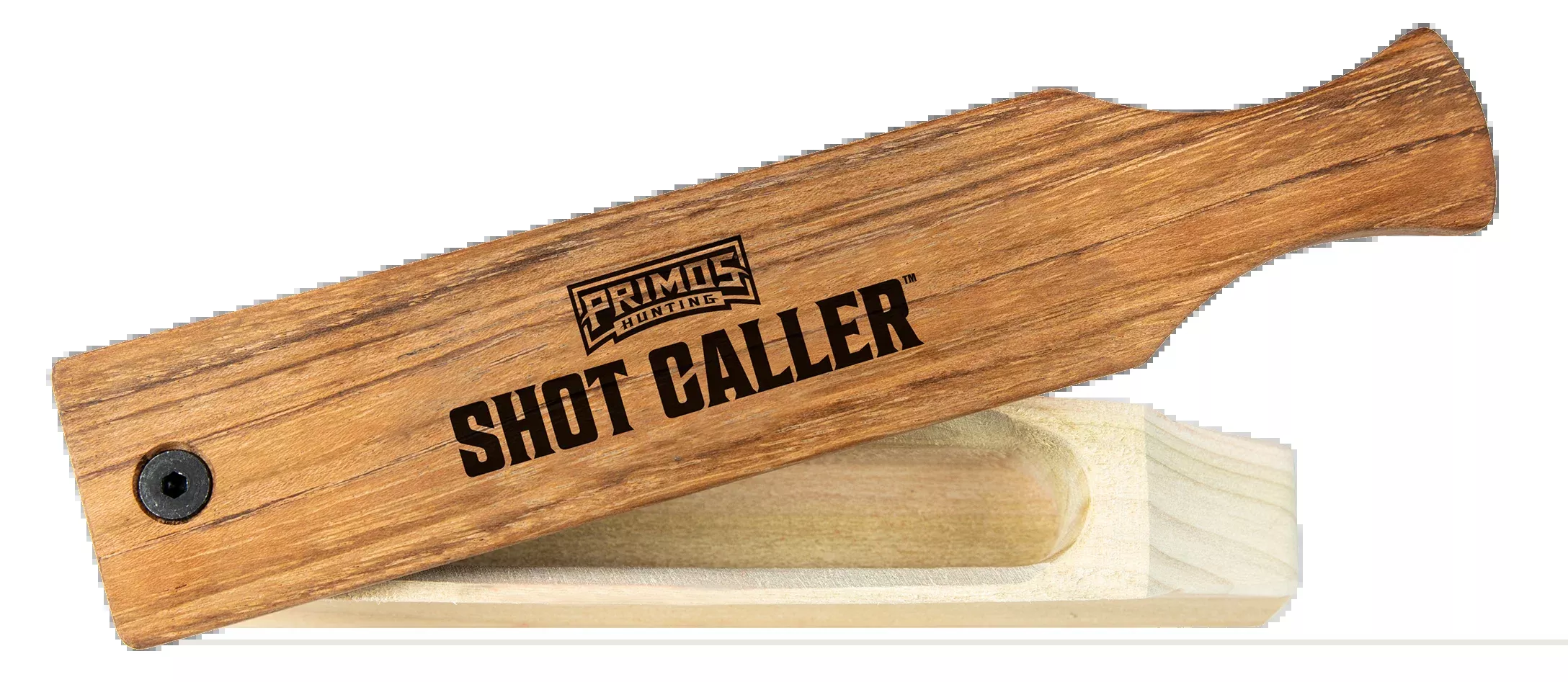 Primos Shot Caller PS2962 Wood Turkey Box Call - Natural