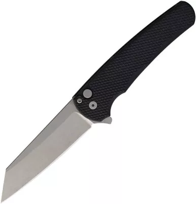 Pro-Tech Malibu 5405 Manual Flipper Button Lock Knife Black - 5405