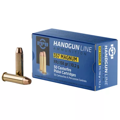 Prvi Partizan Handgun Defense 357 Magnum 158 Grain Jacketed Hollow Point - 50 Round Box