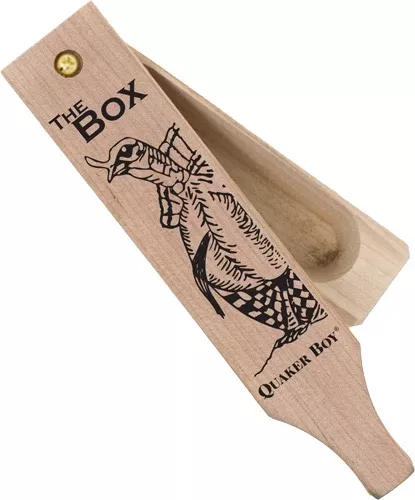 Quaker Boy The Box Turkey Box Call - Poplar & Cherry 2-Sided