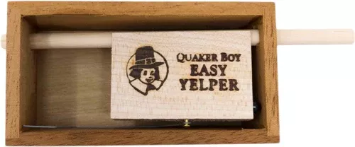 Quaker Boy Easy Yelper Push Button Turkey Call - Wood Friction Call