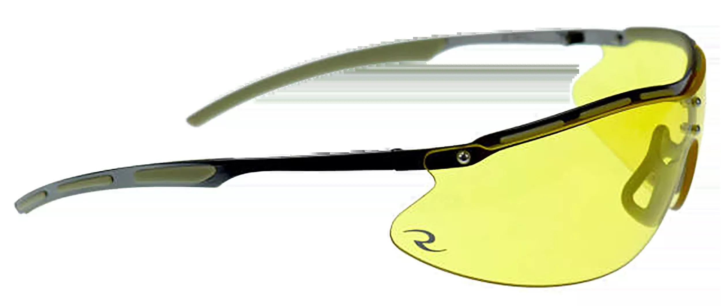 Radians CSB1014CS Bravo Shooting Glasses Amber Lens Single Metal Frame