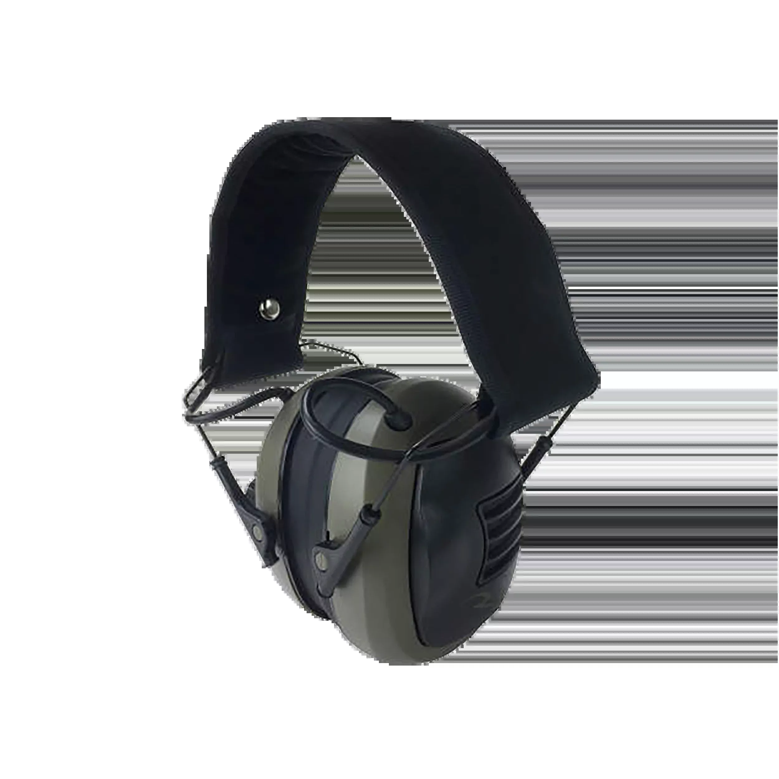 Radians CSE10BX Tactical Diffusor Electronic Earmuff 23 dB NRR Over the Head Tan/Black - 1 Pair