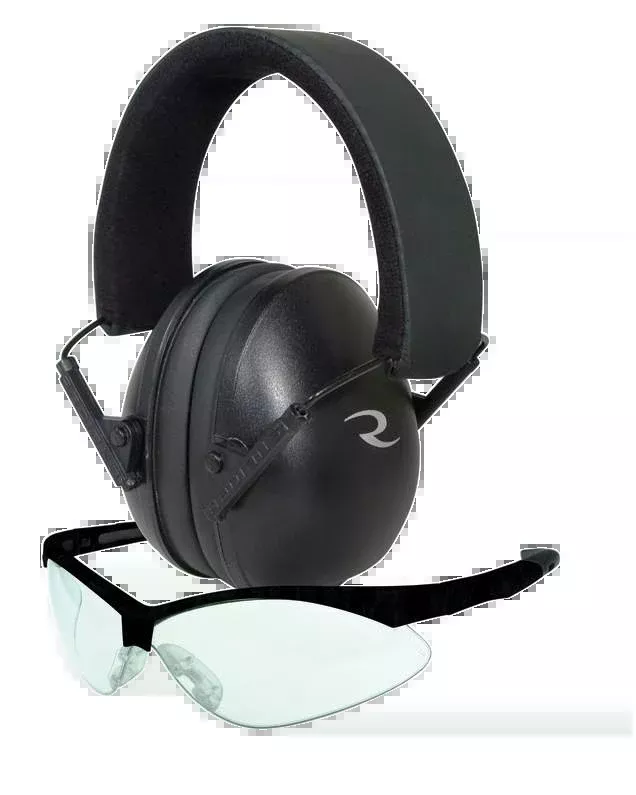 Radians G4 Junior Shooting Glasses Clear Lens Black Frame ANSI Z87.1