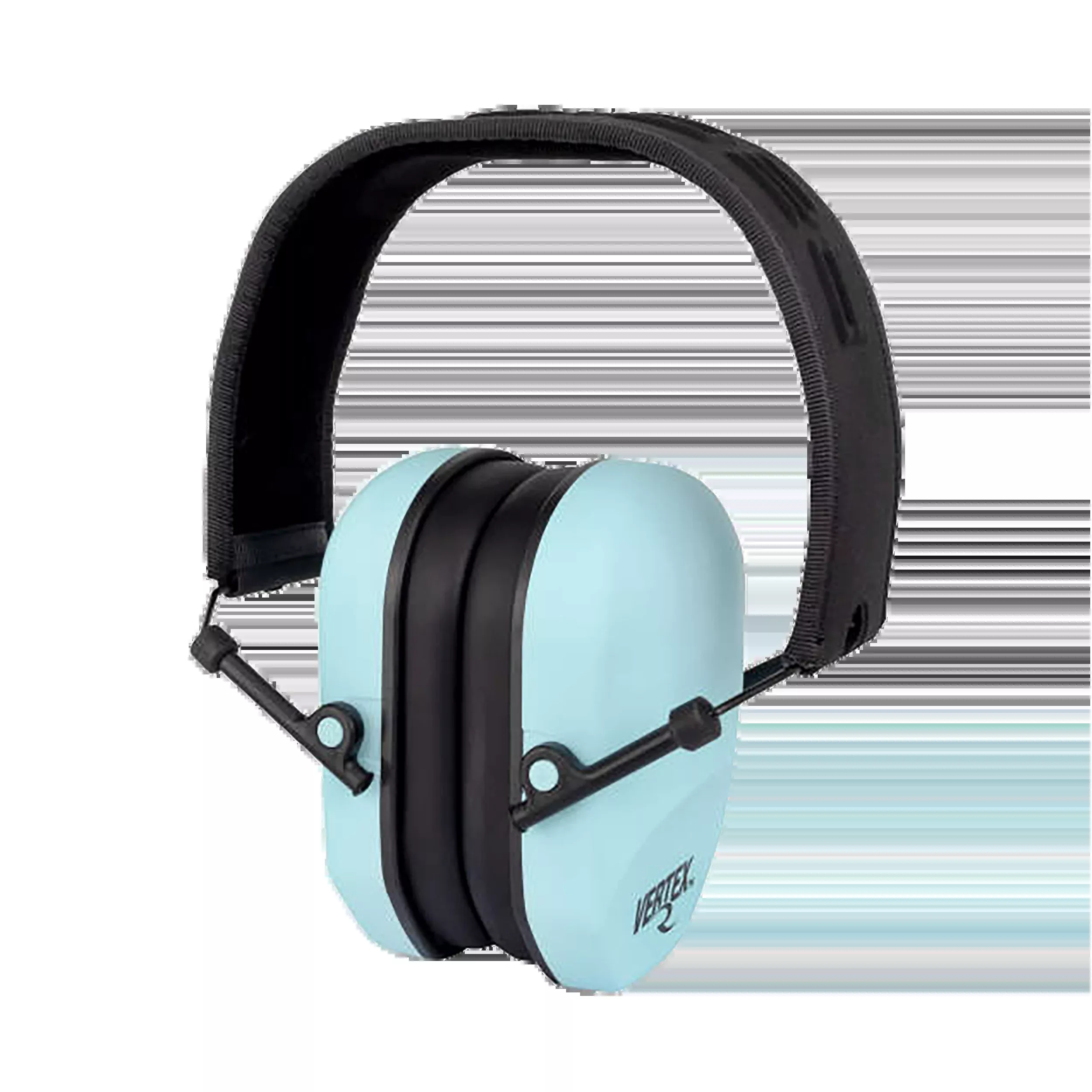 Radians Vertex Passive Earmuff 23 dB Over the Head Aqua Blue/Black