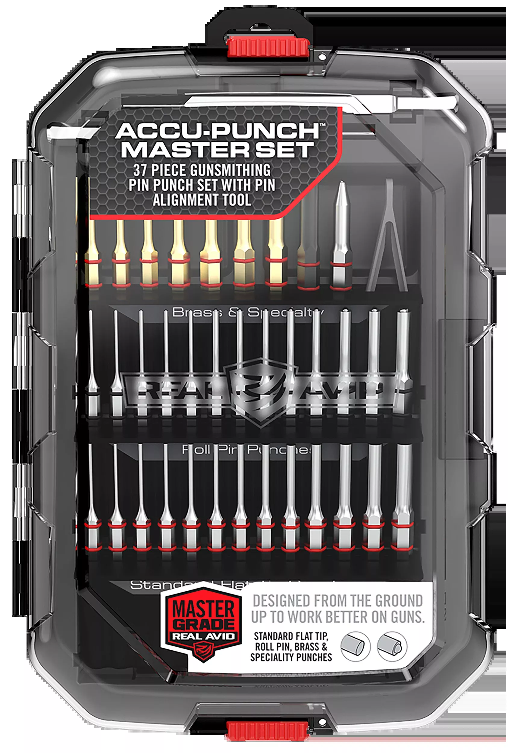 Real Avid Accu-Punch Master Set 37-Piece Gunsmithing Punch Kit