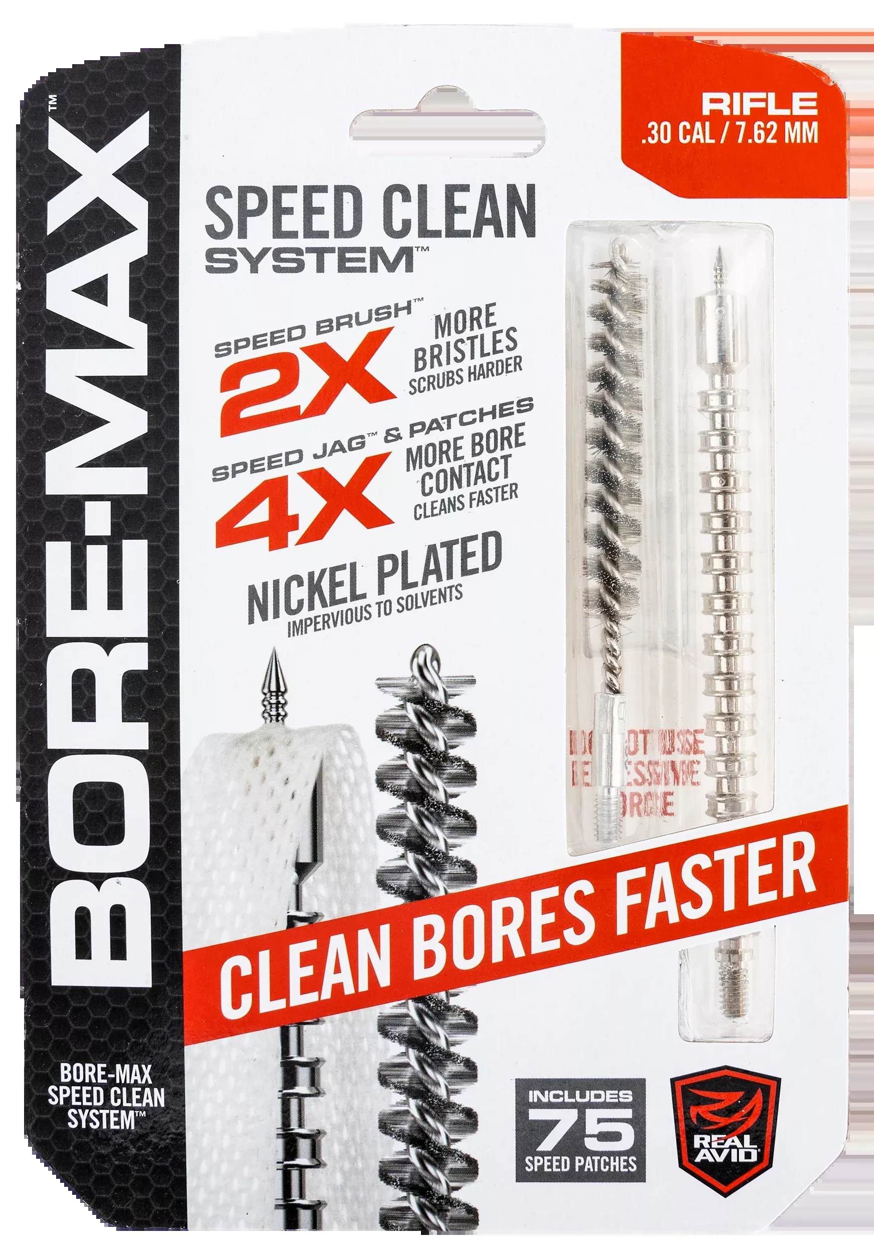 Real Avid Bore-Max Speed Clean Upgrade Set 7.62mm / .30 Cal Rifle