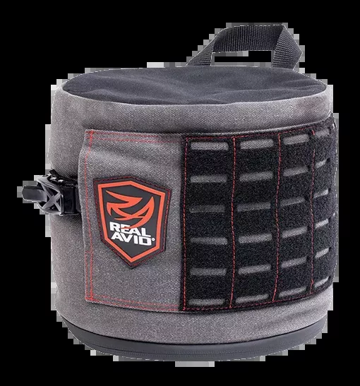 Real Avid Ratchet Rest Adjustable Height Shooting Bag - Front, Large