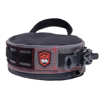 Real Avid Ratchet Rest AVRSBS: Click-Adjustable Small Rear Bag with Waxed Canvas Top & Non-Slip Base