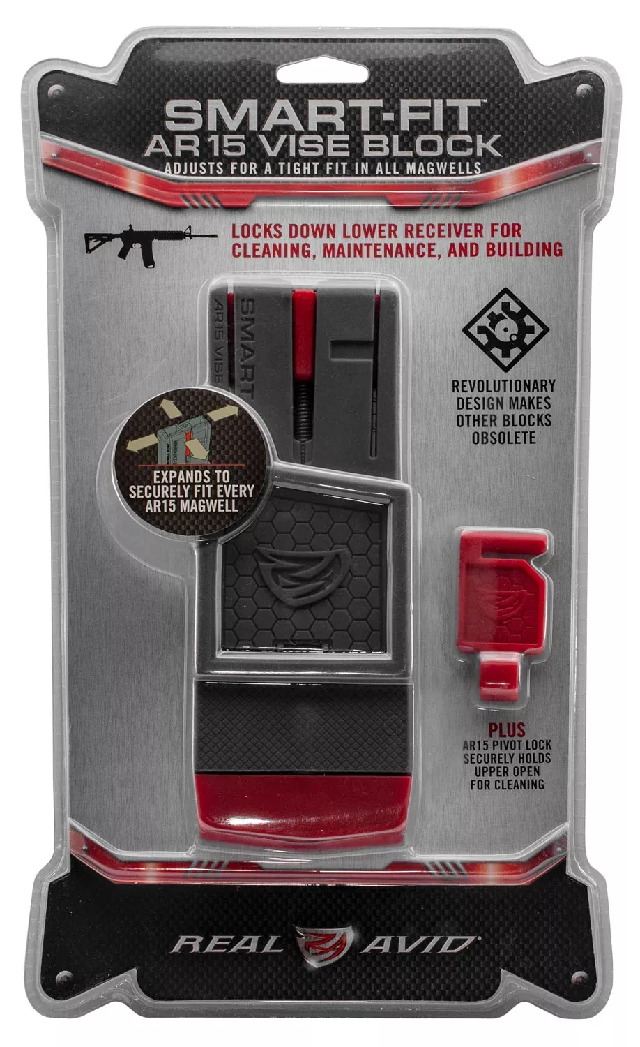 Real Avid Smart-Fit AR-15 Vise Block - Polymer Gray