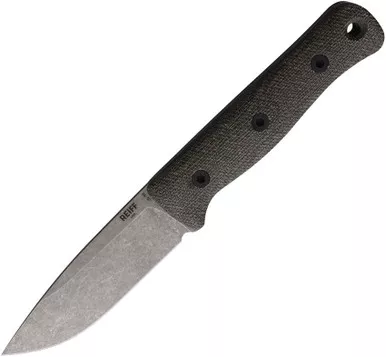 Reiff Knives F4 GEN2 Bushcraft Fixed Blade Knife CPM-3V Green Micarta - F4019GCMBLKA
