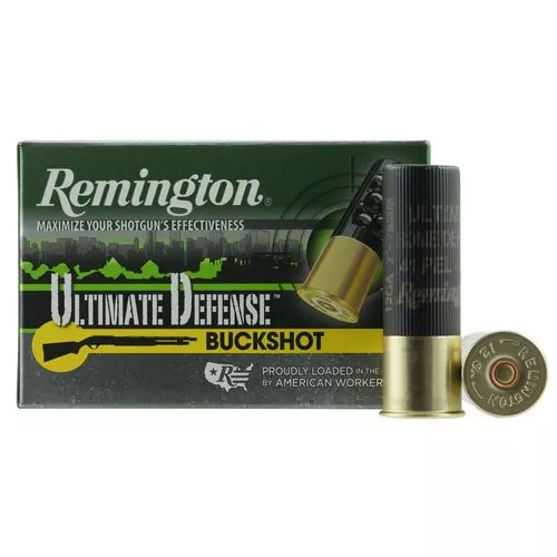 Remington Ammunition 20639 Ultimate Defense12 Gauge 3" 41 Pellets 4 Buck Shot 5 Bx/ 20 Cs