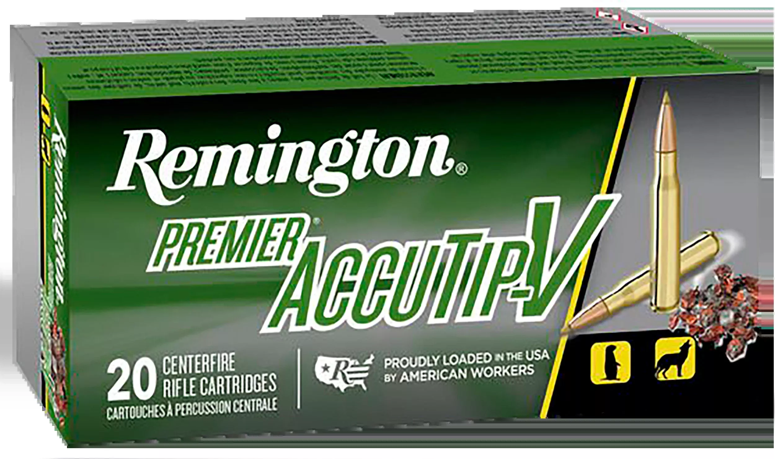 Remington Ammunition Premier AccuTip-V 204 Ruger 32gr AccuTip V 20 Rd - Box or Case