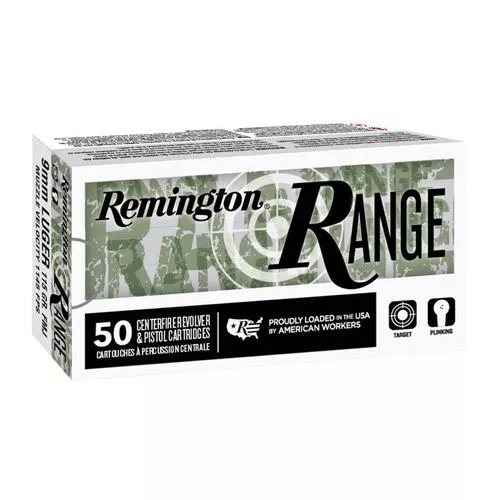 Remington Range 9mm 115 GR FMJ50 Rounds