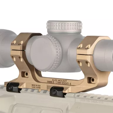 Reptilia AUS Mount 30mm Scope Mount 1.70" Height - Flat Dark Earth
