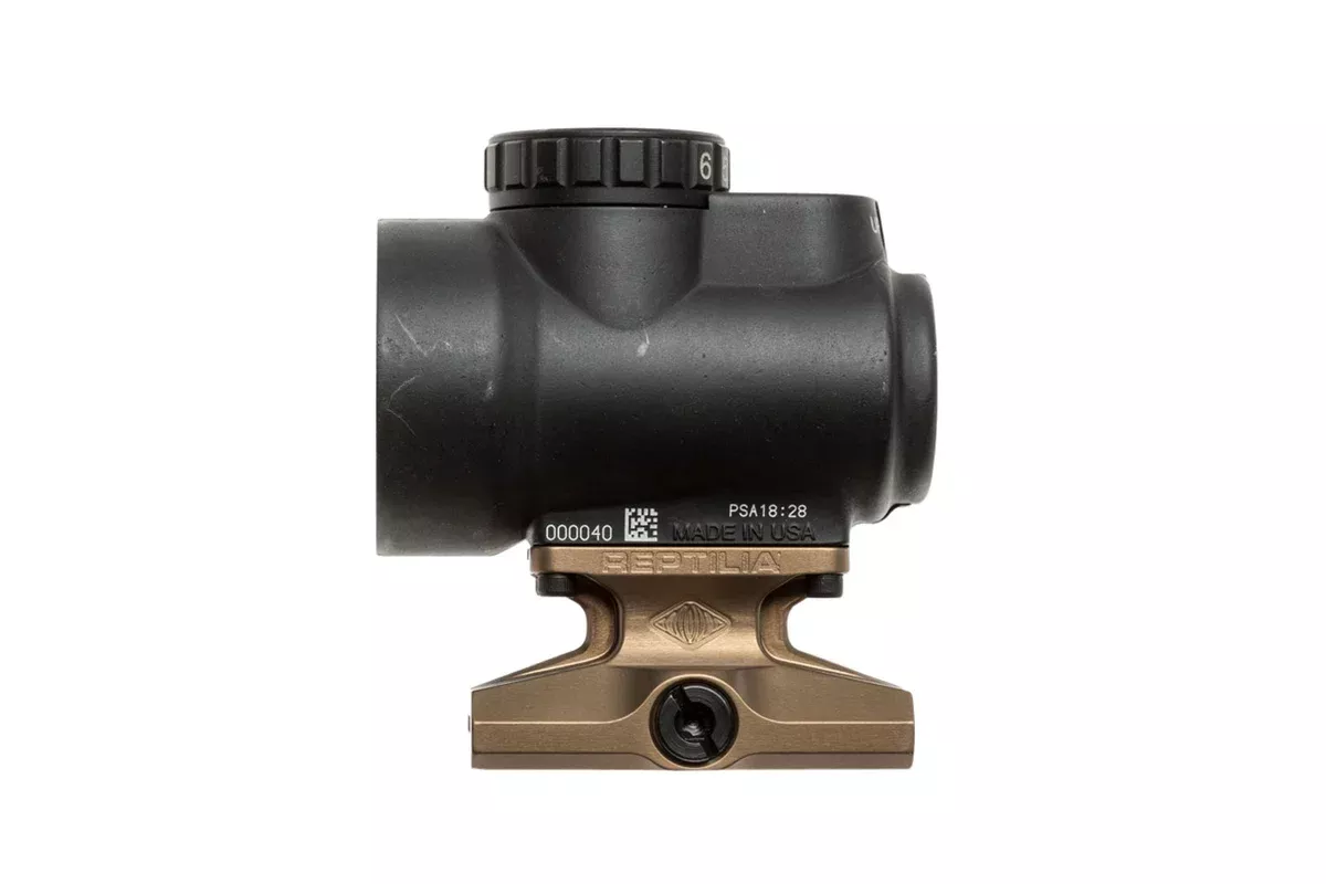 Reptilia LLC 100025 Dot MountFlat Dark Earth Anodized Lower 1/3 Co-Witness