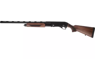 RIA IMPORTS PUMP 12GA 26″ 5 RD WOOD