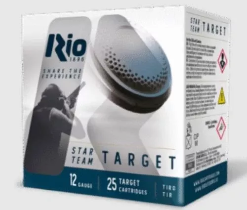 Rio Ammunition Star Team 12 Gauge 2.75" 1-1/8 oz #8 Shot 1250 fps - 250 Round Case