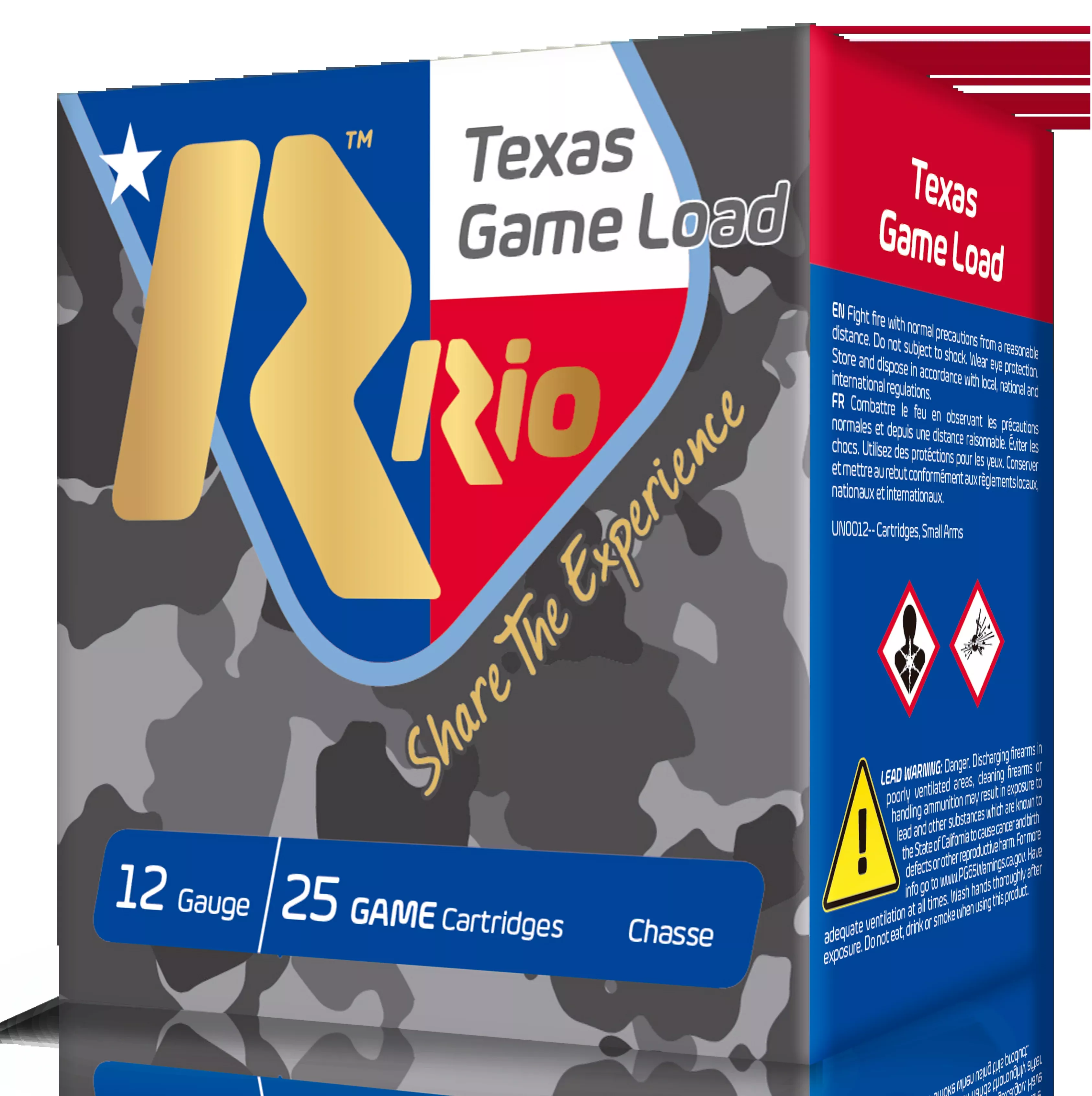 Rio Ammunition Top Game Texas Game Load 12 Gauge 2.75" 1-1/4 oz 7.5 Shot - Box or Case