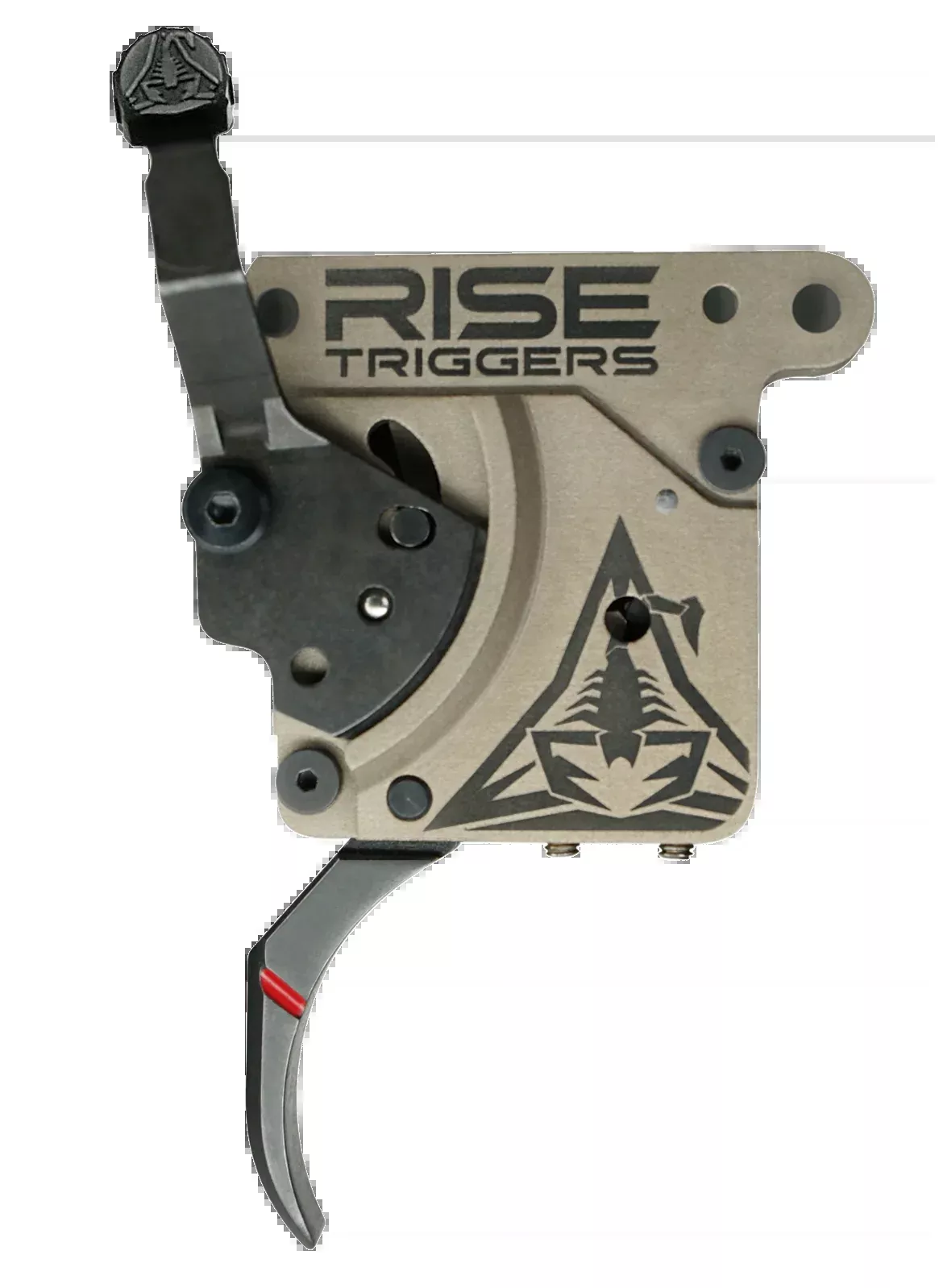 Rise Armament Reliant Pro RA735CBC Curved Drop-In Trigger Black/FDE - Remington 700