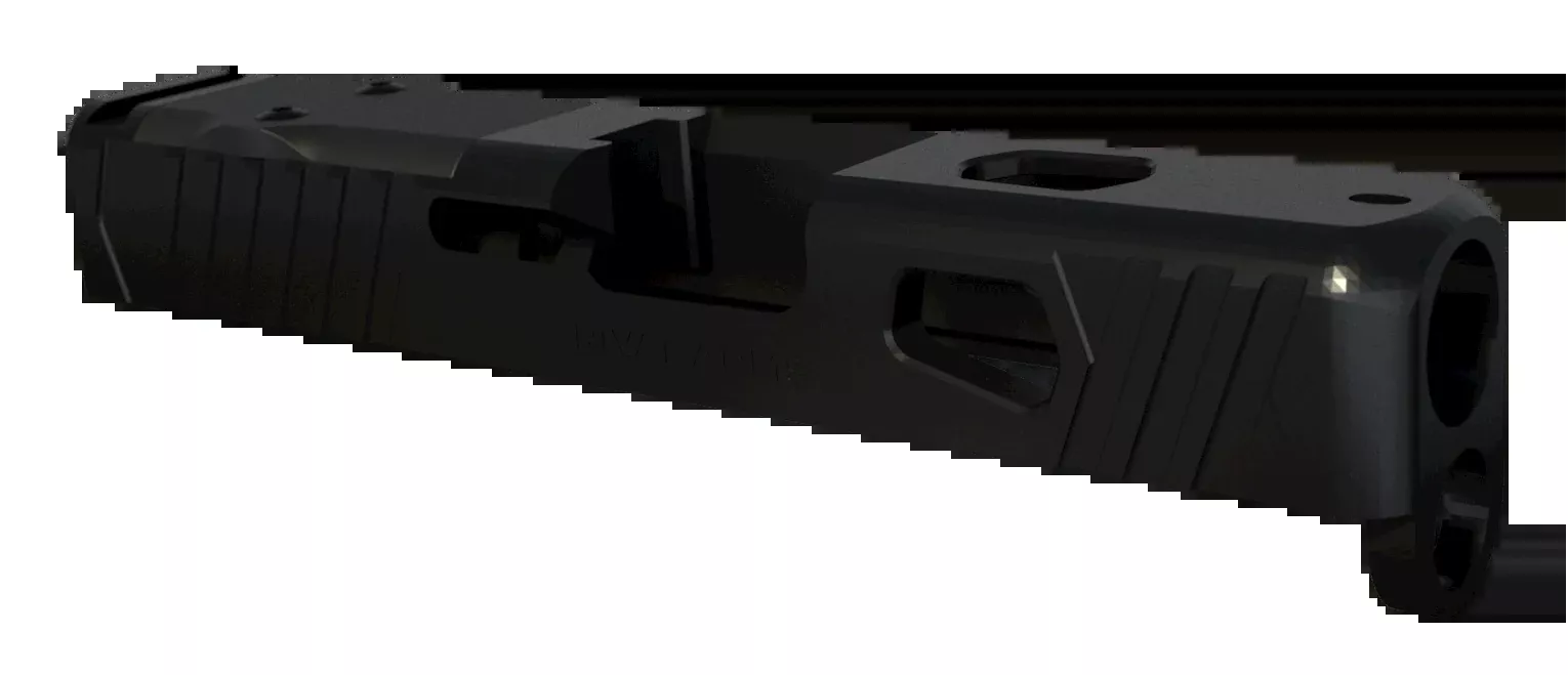 Rival Arms Precision Slide A1 Glock 26 Gen3-4 Docter Cut Black QPQ 17-4 Stainless