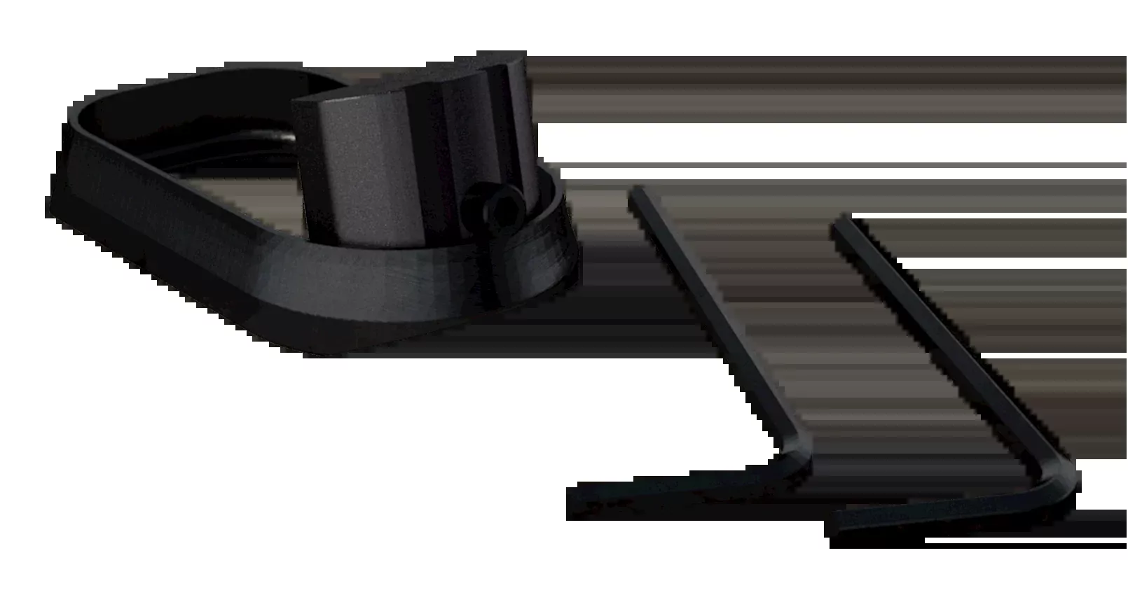 Rival Arms RA70G211A Two Piece Magwell Aluminum Anodized Black - Glock 19 Gen4