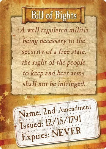 Rivers Edge 12"x17" "Bill of Rights" Decorative Tin Sign