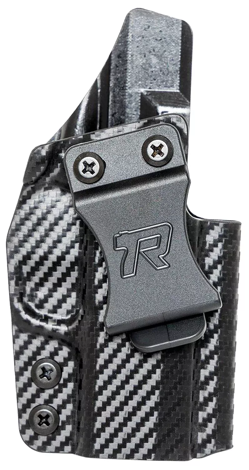 Rounded Gear SFAHELLCATPROCFRHVAR KydexIWB Black Kydex Fits Springfield Hellcat Pro Belt Clip Right Hand