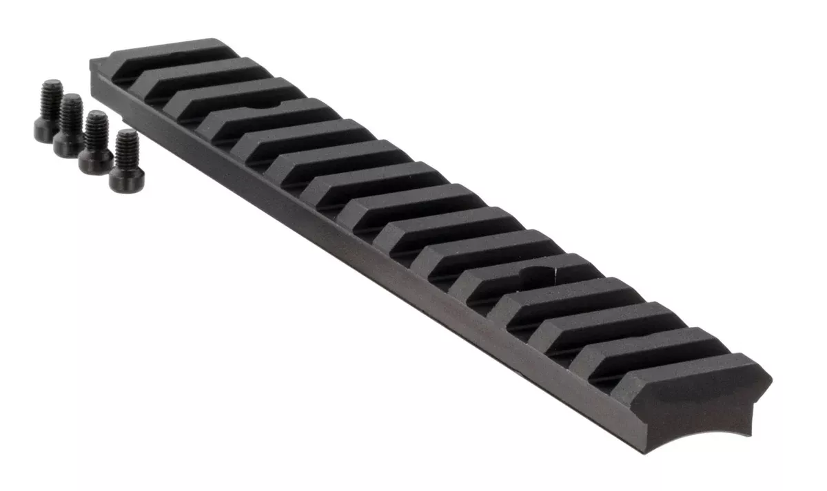 Ruger 90671 Picatinny RailBlack Anodized Aluminum Fits Ruger American Rifle Short Action