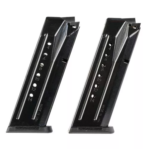 Ruger 90684 Security-99mm Luger Ruger 15rd Black Oxide Detachable Sold in 2 Pack