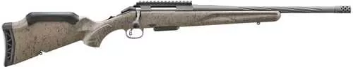 Ruger American II Ranch 350 Legend 5+1 16.40" Cobalt Cerakote Spiral Threaded Barrel & Alloy Steel Receiver w/Picatinny Rail, Flat Dark Earth Splatter Fixed Synthetic Stock
