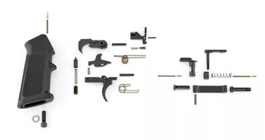 Ruger AR-15 Complete Lower Parts Kit with GI Trigger Group and A2 Pistol Grip - 91002