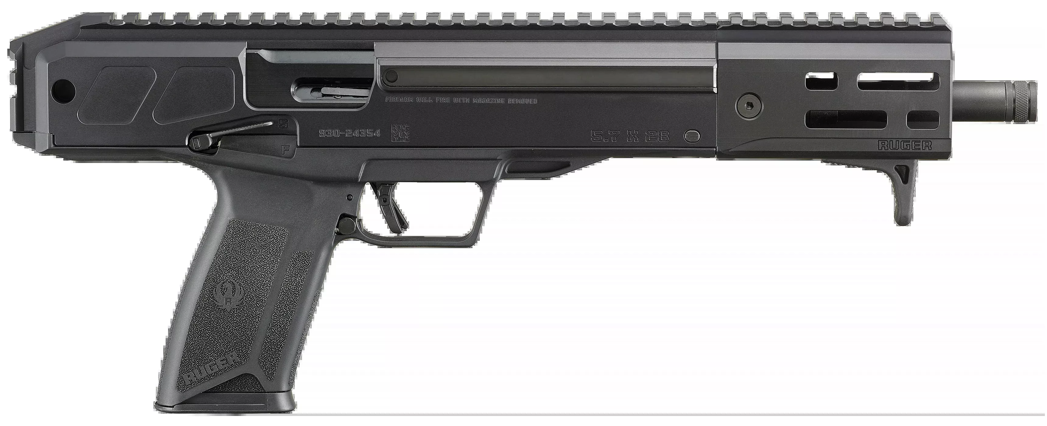 Ruger LC Charger 5.7x28mm 10.30" 20+1 Semi-Auto Pistol