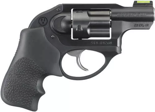 Ruger LCR 38 Special +P 5 Shot 1.87" Matte Black Barrel, Black PVD Cylinder, Matte Black Aluminum Frame, Hogue Tamer Monogrip Grip, Concealed Hammer