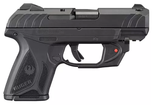 RUGER SEC-9 9MM 3.4" BLK 10RD LSR