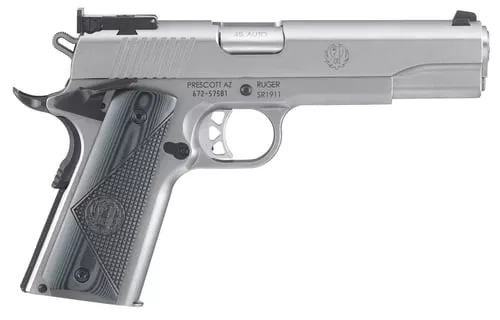 RUGER SR1911 TRGT 45ACP 5" STS 8RD